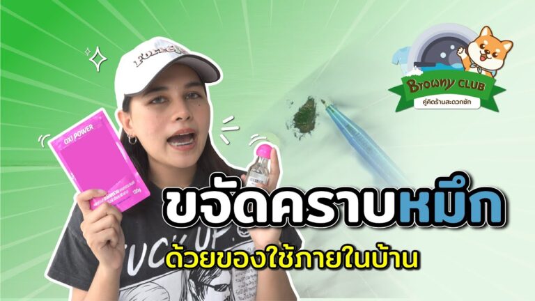 วิธีกำจัดคราบหมึกบนเสื้อผ้าด้วยของใช้ในบ้าน ให้สะอาดกริ๊บที่ ร้านสะดวกซัก Browny Wash & Dry