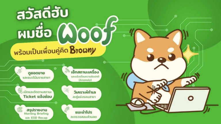 เมื่อ AI ไม่ได้มีไว้แค่ตอบแชท แต่ช่วยบริหารร้านสะดวกซักทั้งระบบ Browny 24hr Wash & Dry เปิดตัว BrownyAI